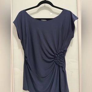 Navy blue blouse